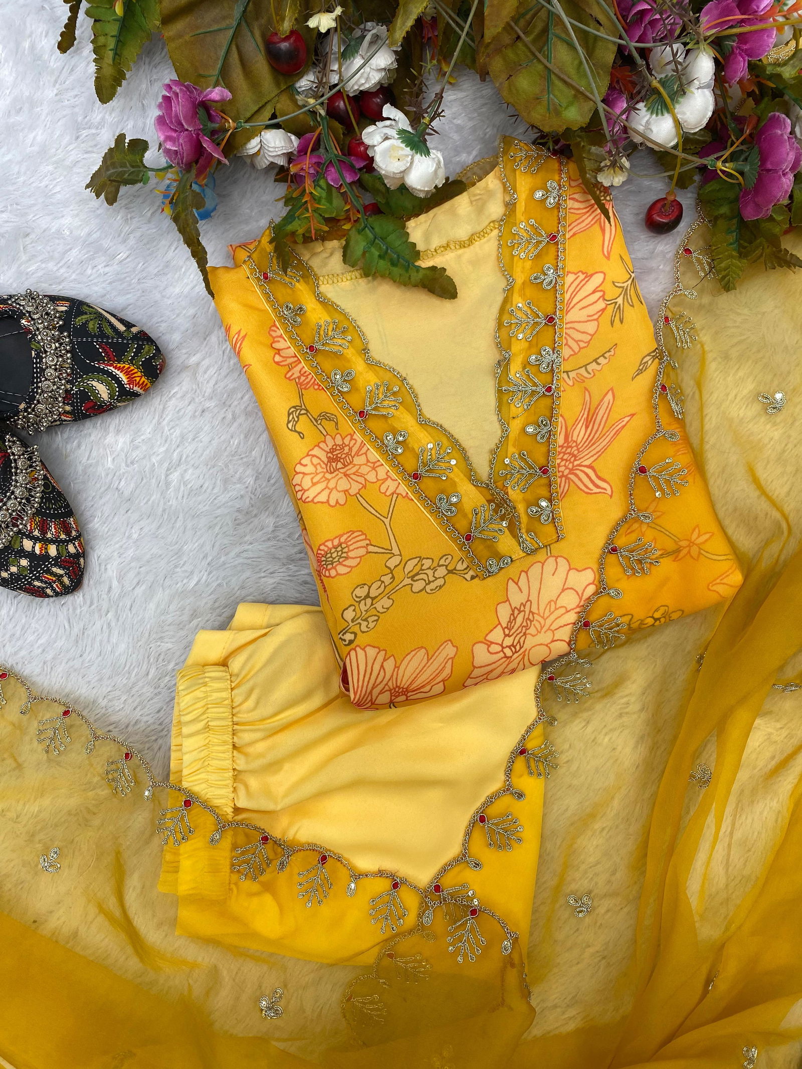 BE 1806 Kurti With Bottom Dupatta Exporters In India